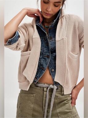 We The Free Worn Thru Surplus Cardi